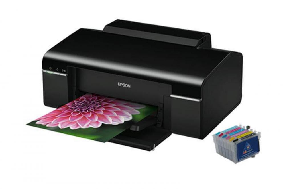 изображение Цветной принтер Epson Stylus Photo P50 с ПЗК и чернилами - изображение 1