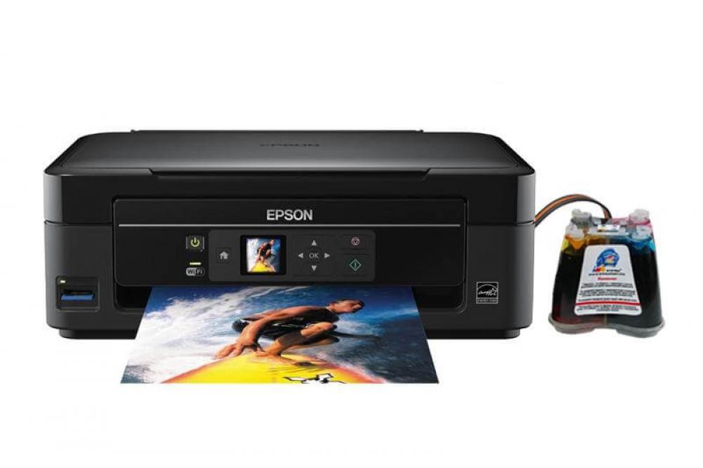 изображение МФУ Epson Stylus SX430W с СНПЧ и чернилами - изображение 1