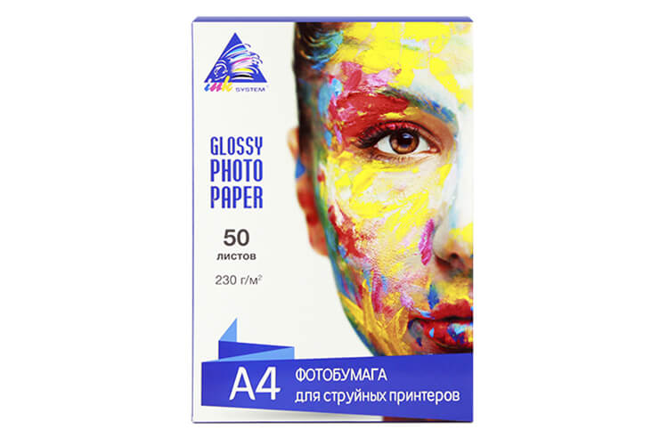 изображение Глянцевая фотобумага INKSYSTEM Glossy Photo Paper 230g, A4, 50 листов