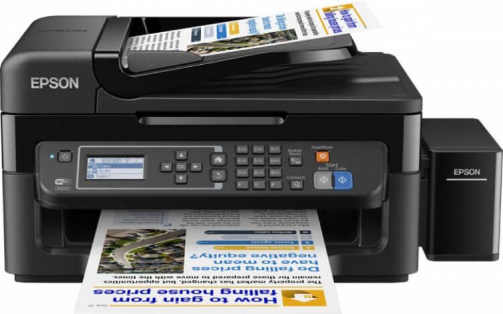 изображение МФУ Epson L566 с оригинальной СНПЧ и чернилами - изображение 1