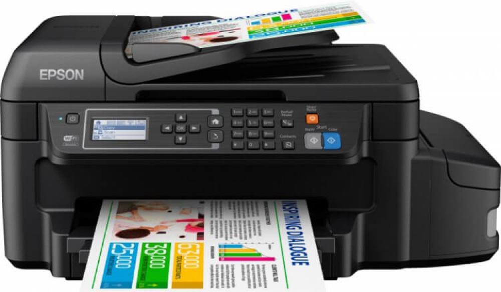 изображение МФУ Epson L655 с оригинальной СНПЧ и чернилами INKSYSTEM 70 мл - изображение 1
