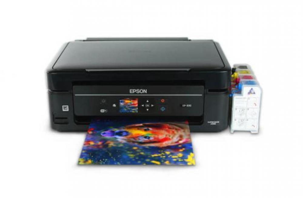 изображение МФУ Epson Expression Home XP-332 с СНПЧ и чернилами - изображение 1