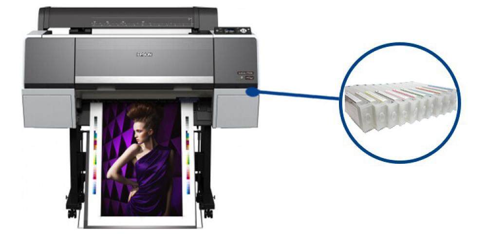 изображение Плоттер Epson SureColor SC-P7000 с ПЗК и чернилами - изображение 1