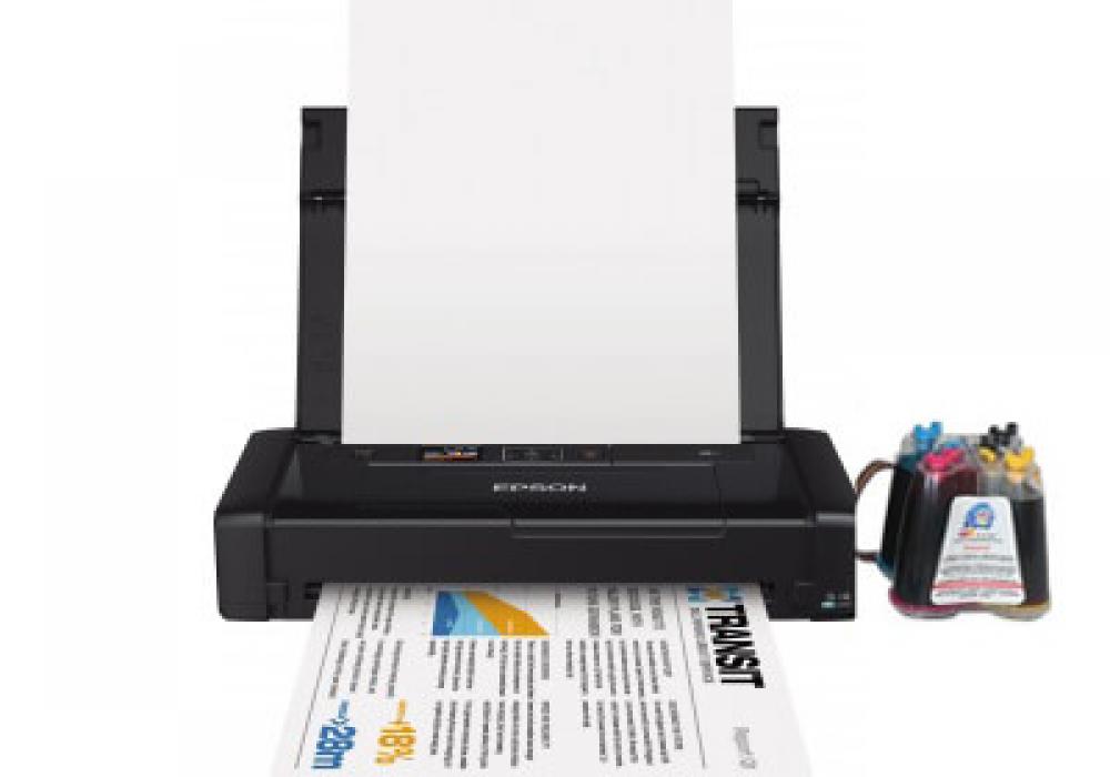 изображение Принтер Epson WorkForce WF-100W с СНПЧ и чернилами - изображение 1