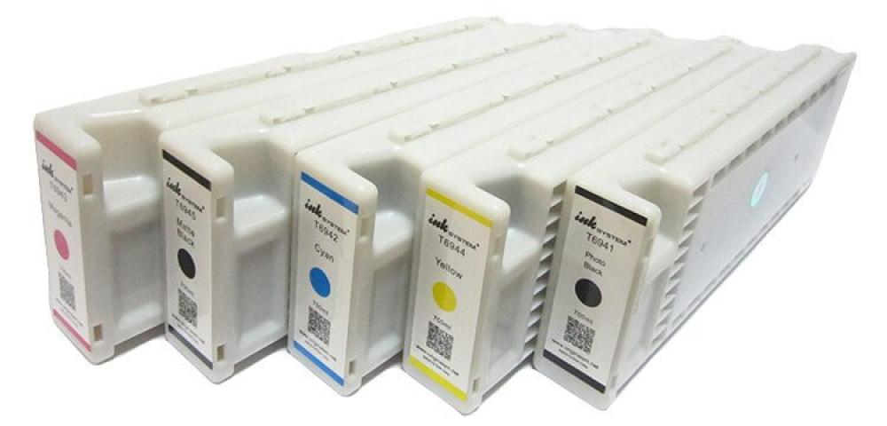 изображение Перезаправляемые картриджи для плоттера Epson SureColor SC-T5200 с одноразовым чипом - изображение 1