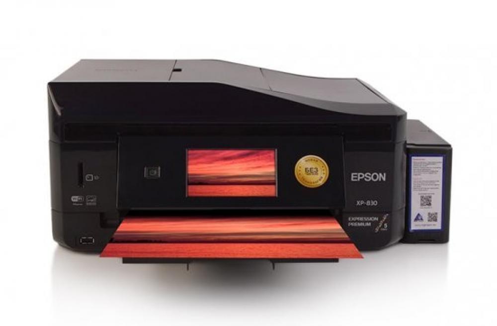 изображение МФУ Epson Expression Premium XP-830 с СНПЧ и светостойкими чернилами INKSYSTEM - изображение 1