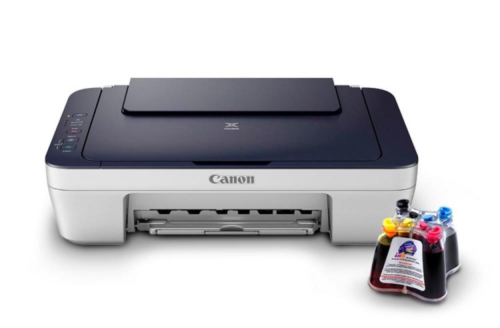 МФУ Canon PIXMA E404  с СНПЧ и чернилами - изображение 1