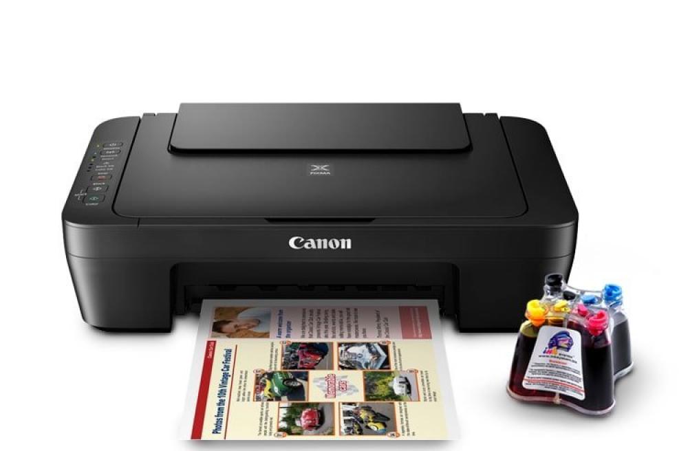 МФУ Canon PIXMA MG3050 с СНПЧ и чернилами - изображение 1