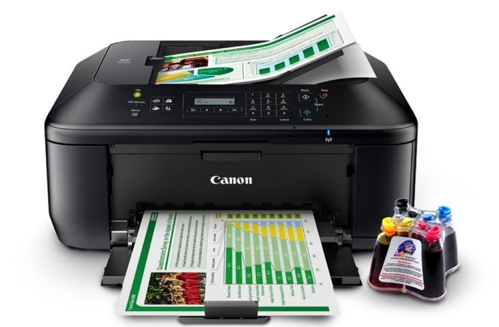 МФУ Canon PIXMA MX475 с СНПЧ и чернилами - изображение 1