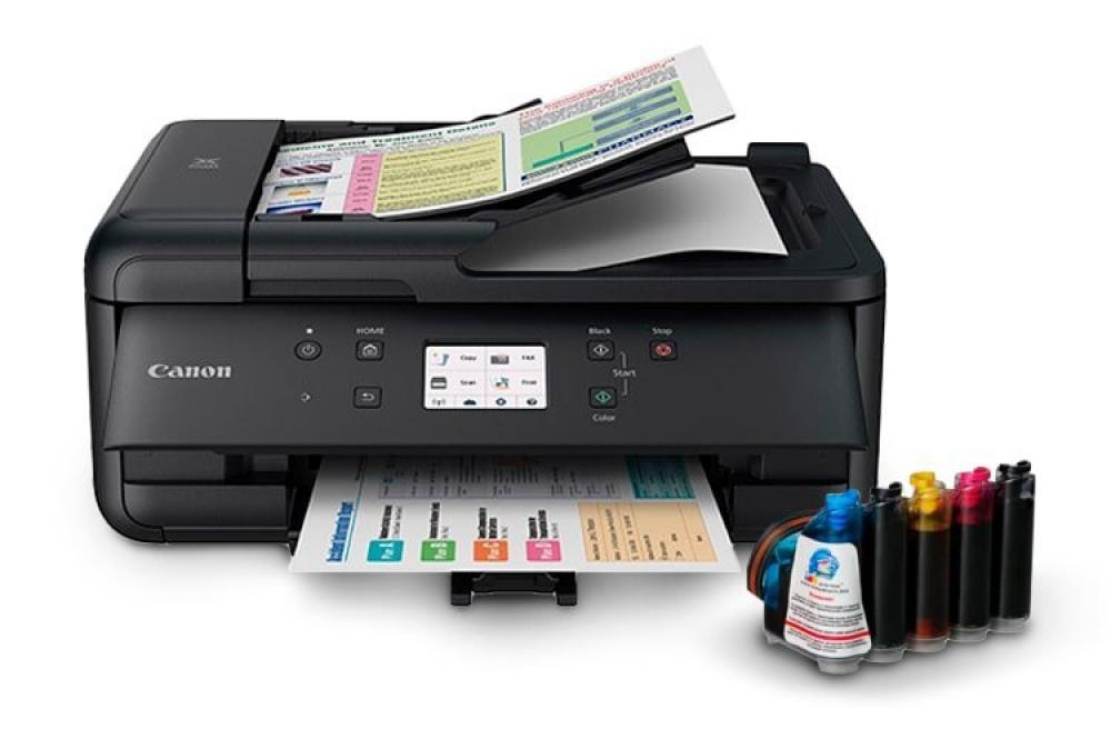 МФУ Canon PIXMA TR7540 с СНПЧ и чернилами - изображение 1