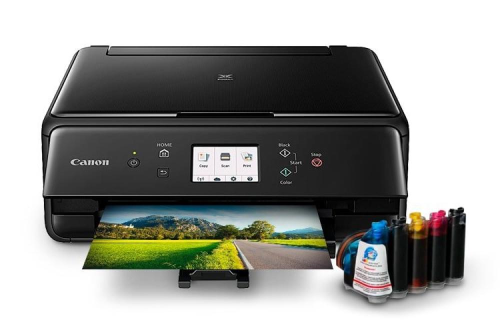 МФУ Canon PIXMA TS6150 с СНПЧ и чернилами - изображение 1