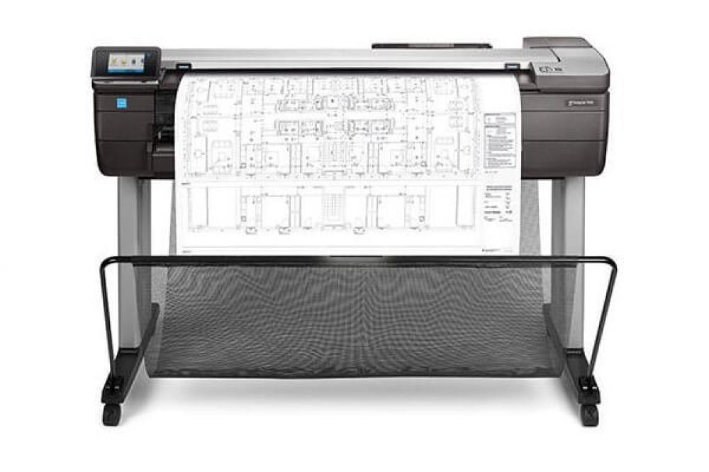 Плоттер HP DesignJet T830 36" с СНПЧ и чернилами - изображение 1