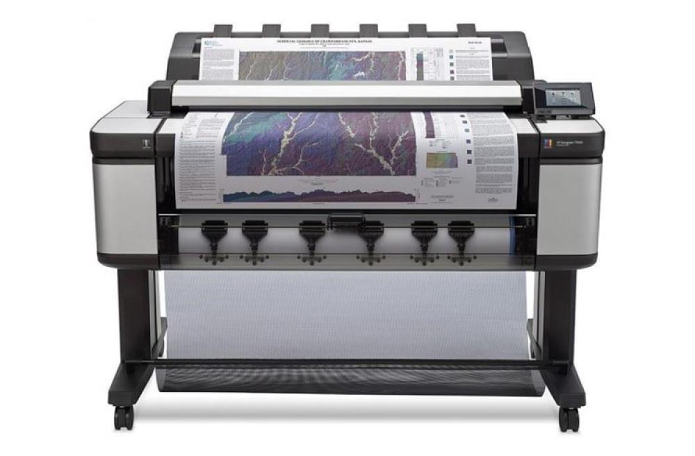 Плоттер HP DesignJet T3500 36" с СНПЧ и чернилами - изображение 1