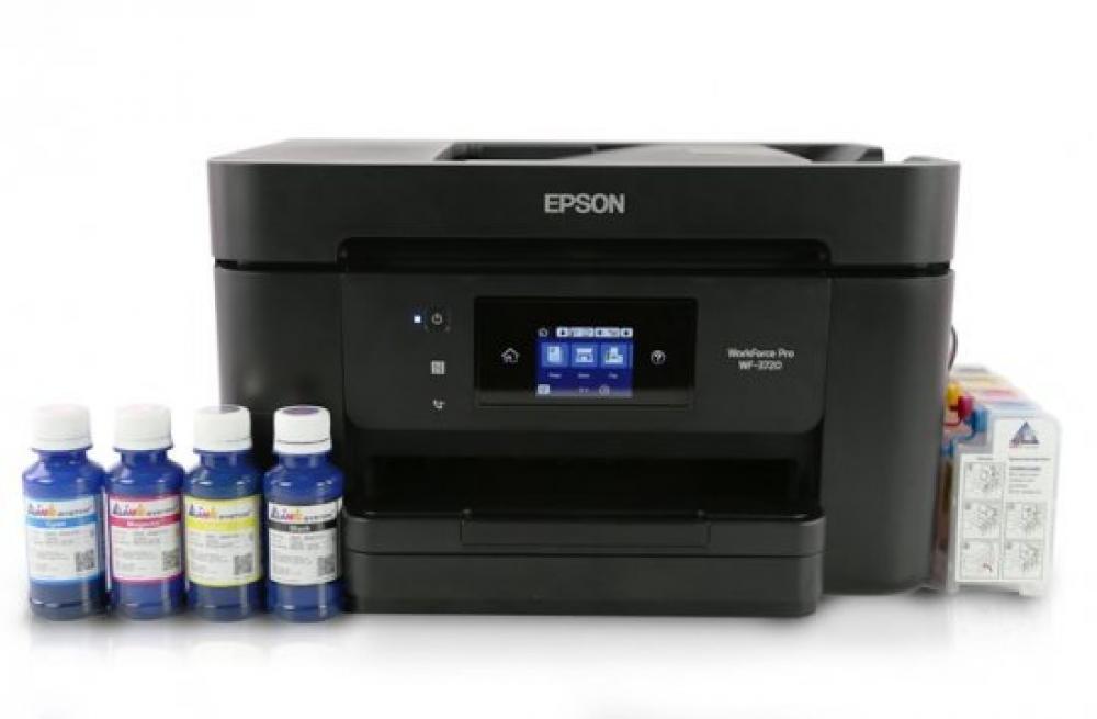 МФУ Epson WorkForce Pro WF-3720DWF с СНПЧ и чернилами (Уценка) - изображение 1