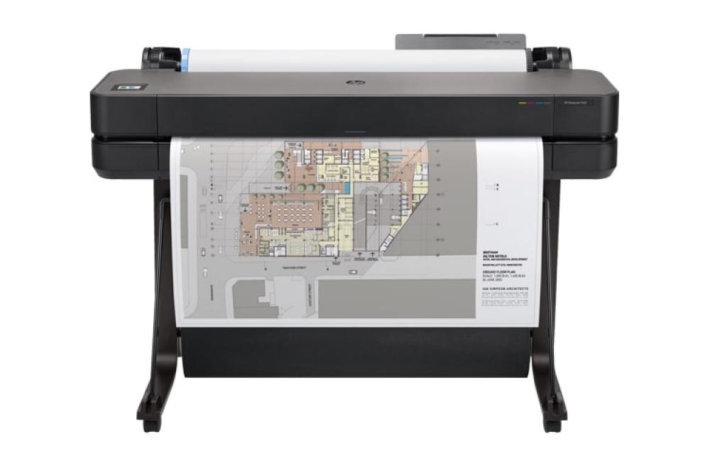 Плоттер HP Designjet T630 36" с СНПЧ и чернилами - изображение 1