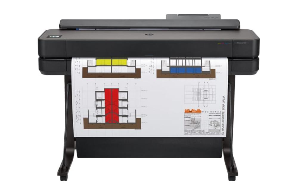 Плоттер HP Designjet T650 36" с СНПЧ и чернилами - изображение 1