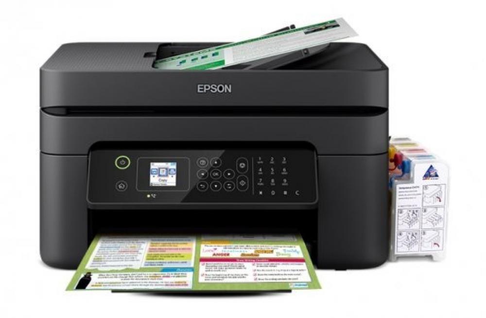 МФУ Epson Workforce WF-2850 с СНПЧ и чернилами - изображение 1