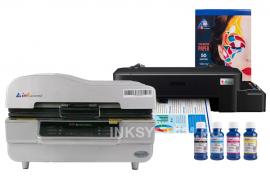 Вакуумный термопресс INKSYSTEM 3D-Max и принтер Epson L121 с набором для сублимационной печати