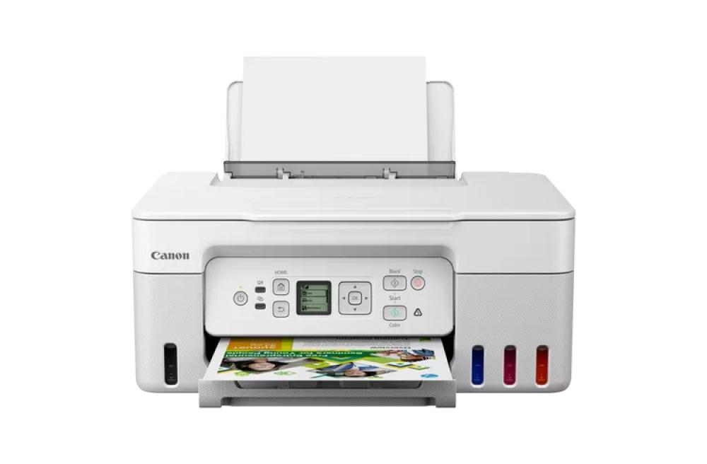 МФУ Canon PIXMA G3470 White с оригинальной СНПЧ и чернилами - изображение 1