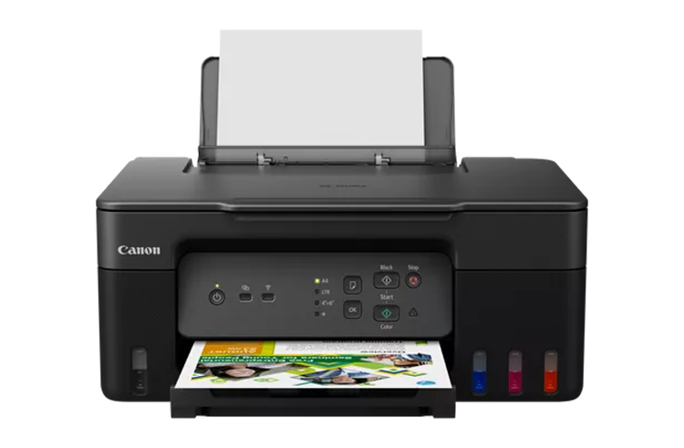 изображение МФУ Canon PIXMA G3430 с оригинальной СНПЧ и чернилами