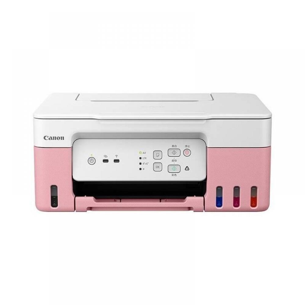 МФУ Canon PIXMA G3430 Pink с оригинальной СНПЧ и чернилами (черный - 70мл, цветные - 40 мл) - изображение 1