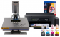 Планшетный термопресс INKSYSTEM P-3838+ 38*38 см и МФУ Epson XP-2205 с набором для сублимационной печати 2