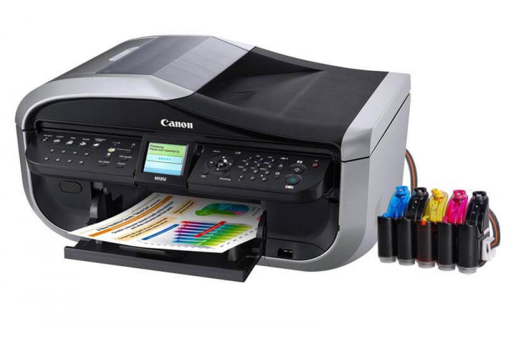 изображение МФУ Canon PIXMA MX850 с СНПЧ и чернилами - изображение 1