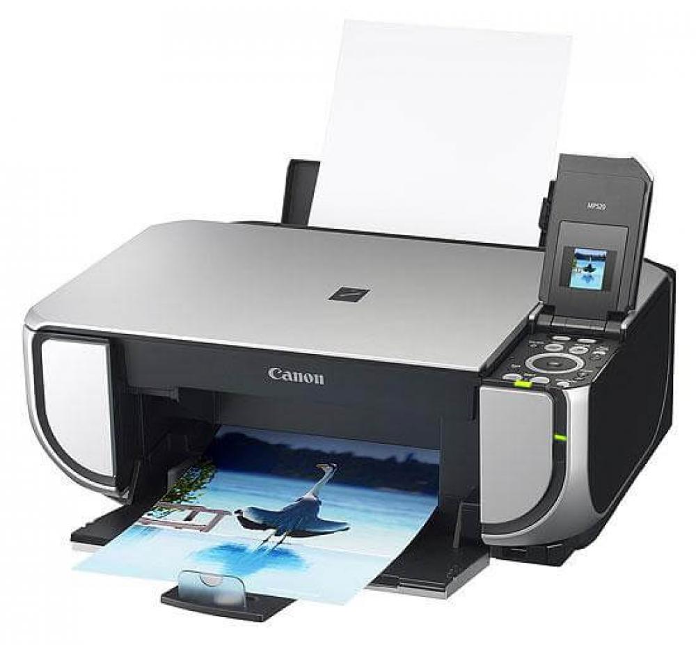 изображение МФУ Canon PIXMA MP520 с СНПЧ и чернилами - изображение 1