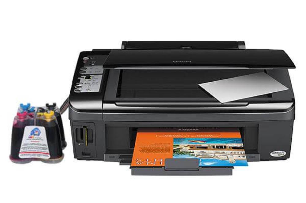 изображение МФУ Epson Stylus TX200 с СНПЧ и чернилами - изображение 1