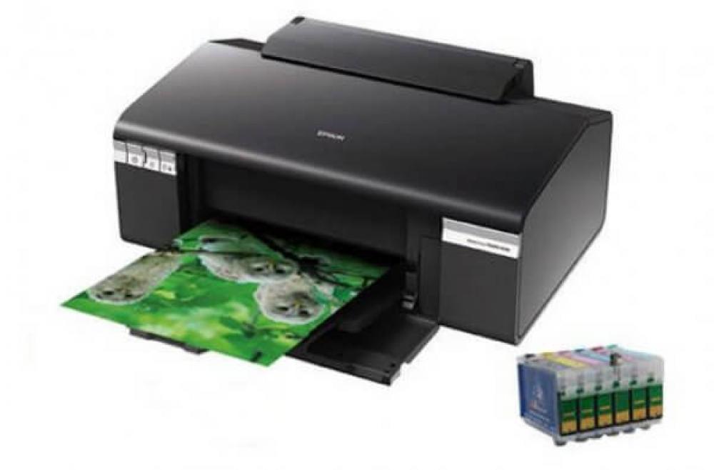 изображение Цветной принтер Epson Stylus Photo R295 с ПЗК и чернилами - изображение 1