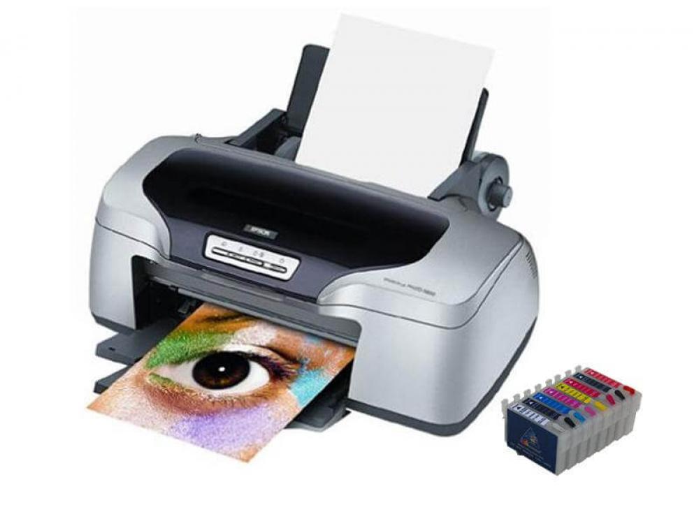 изображение Цветной принтер Epson Stylus Photo R800 с ПЗК и чернилами - изображение 1