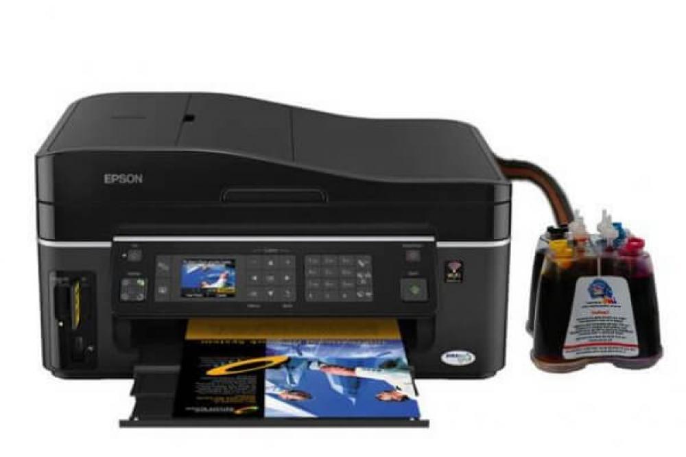 изображение МФУ Epson Stylus Office SX600FW с СНПЧ и чернилами - изображение 1