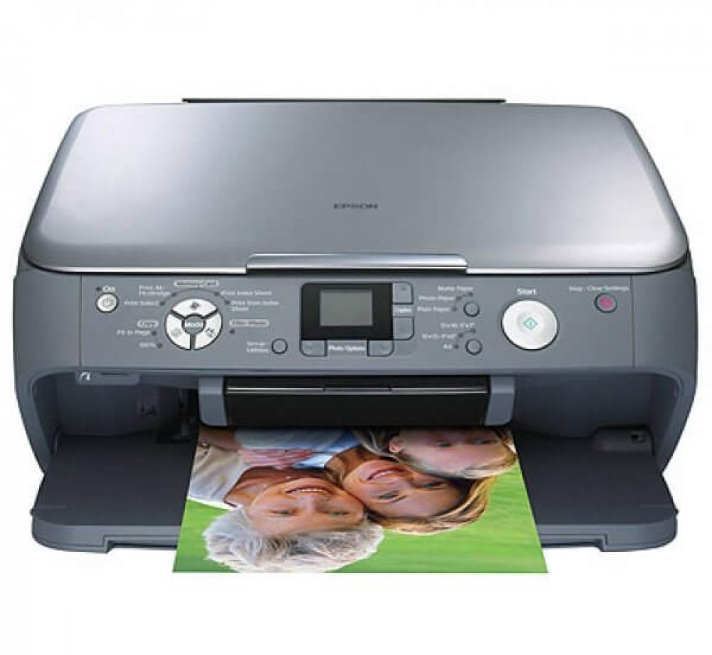 изображение МФУ Epson Stylus Photo RX520 с СНПЧ и чернилами - изображение 1