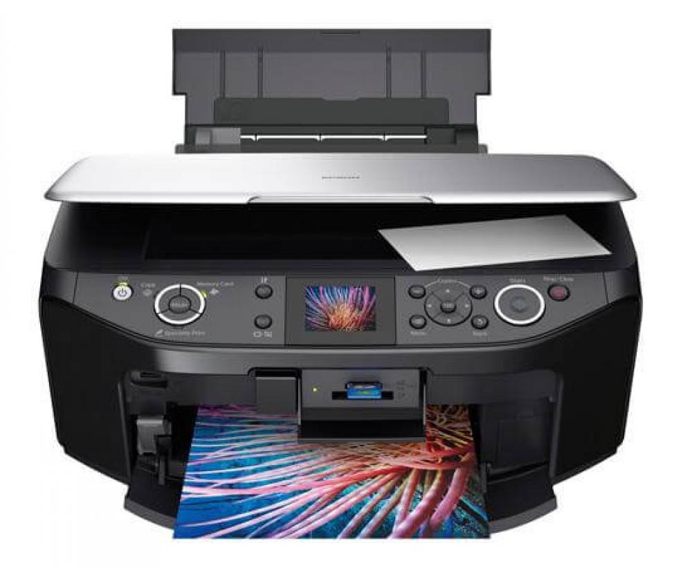 изображение МФУ Epson Stylus Photo RX585 с СНПЧ и чернилами - изображение 1