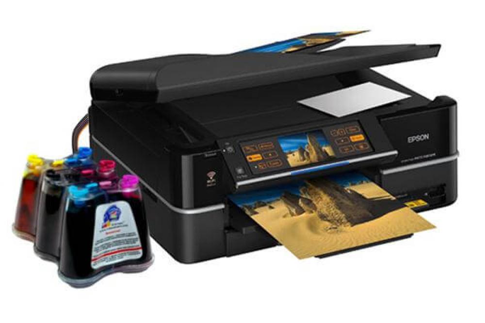 изображение МФУ Epson Stylus Photo TX800FW с СНПЧ и чернилами - изображение 1