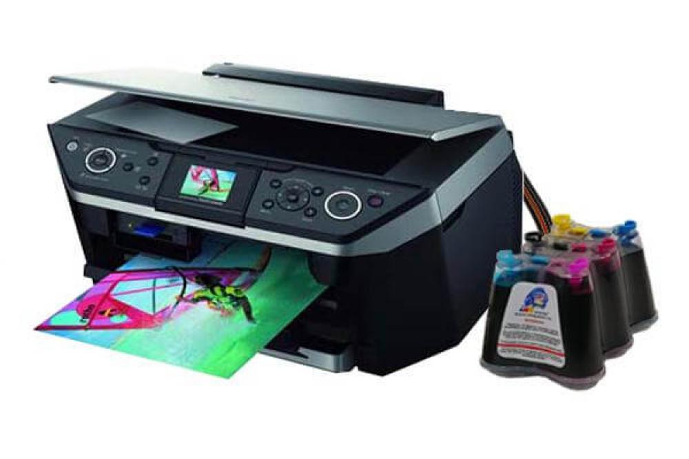 изображение МФУ Epson Stylus Photo RX690 с СНПЧ и чернилами - изображение 1