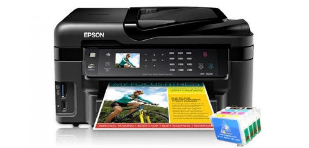 изображение МФУ Epson Workforce WF-3520DWF с ПЗК и чернилами (США) - изображение 1