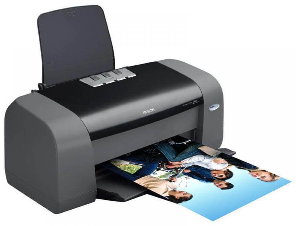 изображение Цветной принтер Epson Stylus D68 с ПЗК и чернилами - изображение 1