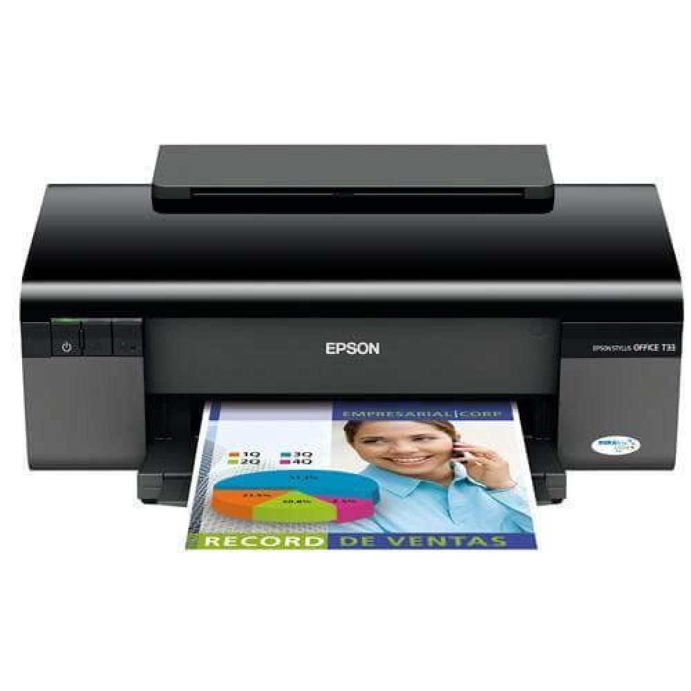 изображение Цветной принтер Epson Stylus Office T33 с ПЗК и чернилами - изображение 1
