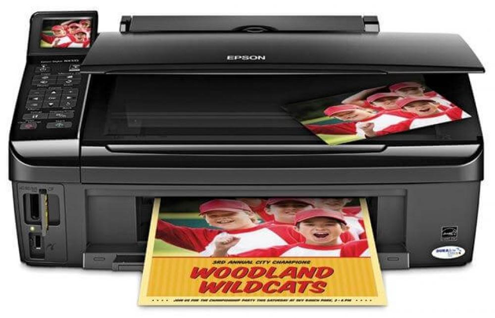 изображение МФУ Epson Stylus Office NX515 с ПЗК и чернилами
