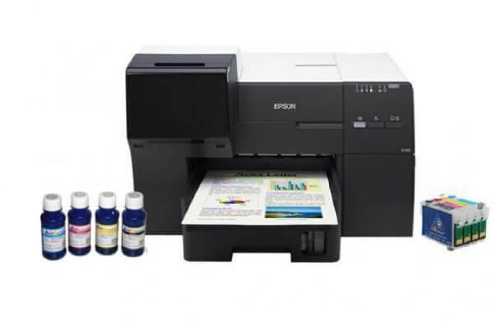 изображение Цветной принтер Epson B500DN с ПЗК и чернилами - изображение 1