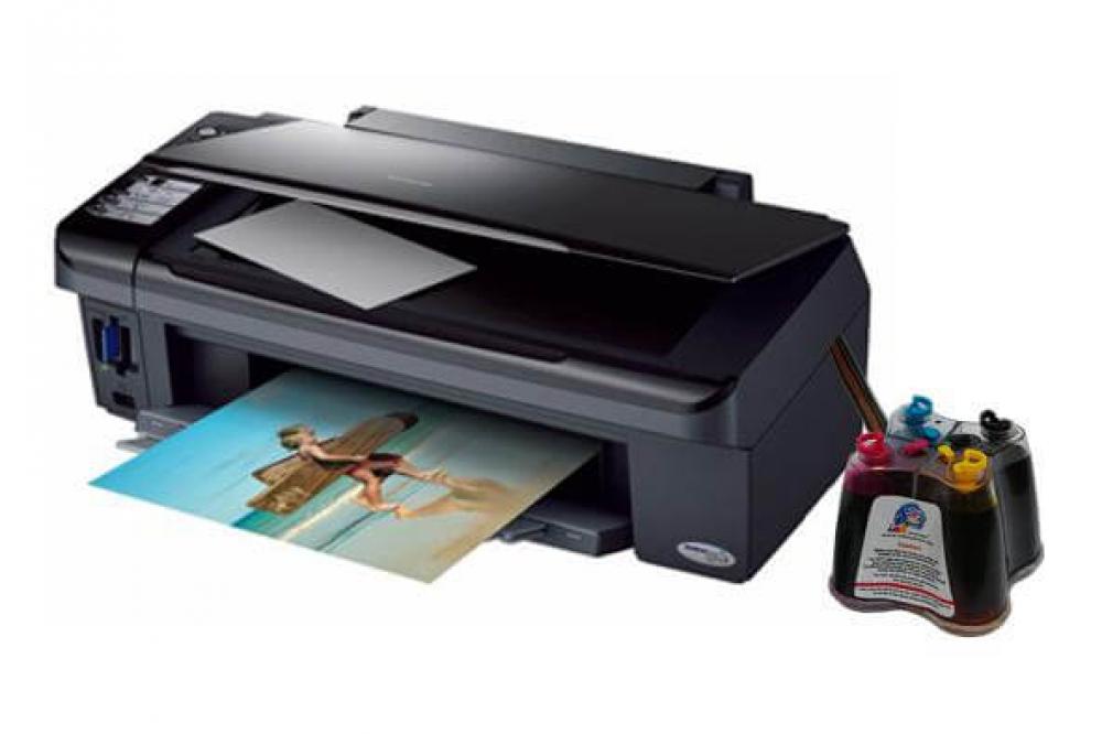 изображение МФУ Epson Stylus CX7300 с СНПЧ и чернилами - изображение 1