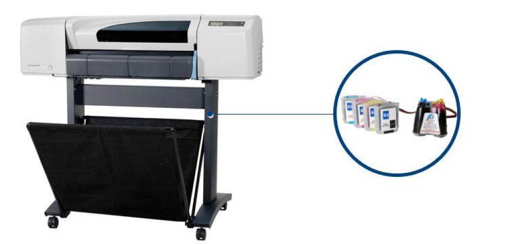 изображение Плоттер HP DesignJet 510 с СНПЧ и чернилами - изображение 1