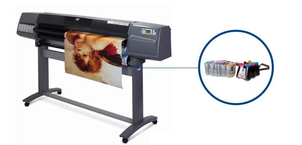 изображение Плоттер HP DesignJet 5500 с СНПЧ и чернилами - изображение 1