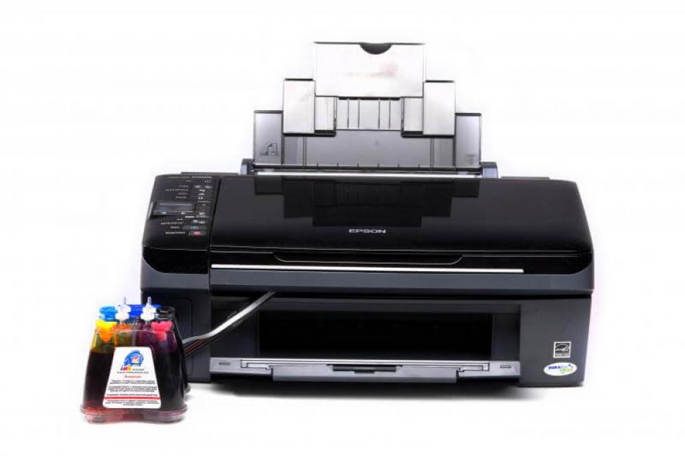 изображение МФУ Epson Stylus SX420W с СНПЧ и чернилами - изображение 1