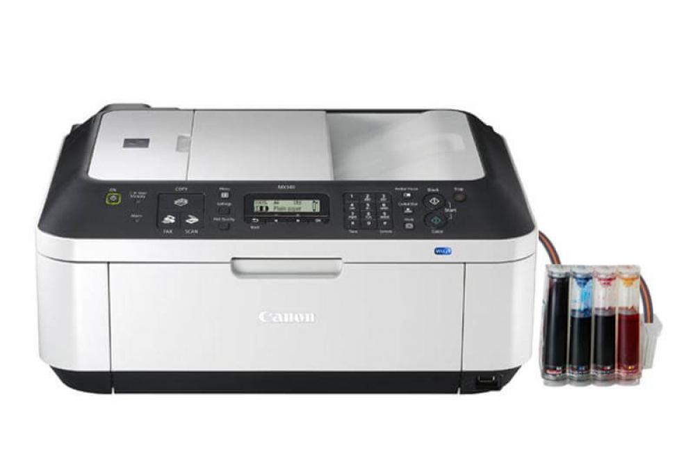 изображение МФУ Canon PIXMA MX340 с СНПЧ и чернилами - изображение 1