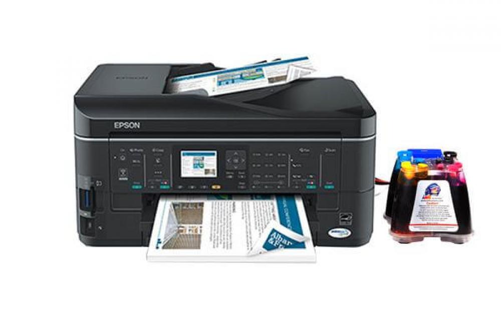 изображение МФУ Epson Stylus Office BX625FWD с СНПЧ и чернилами - изображение 1