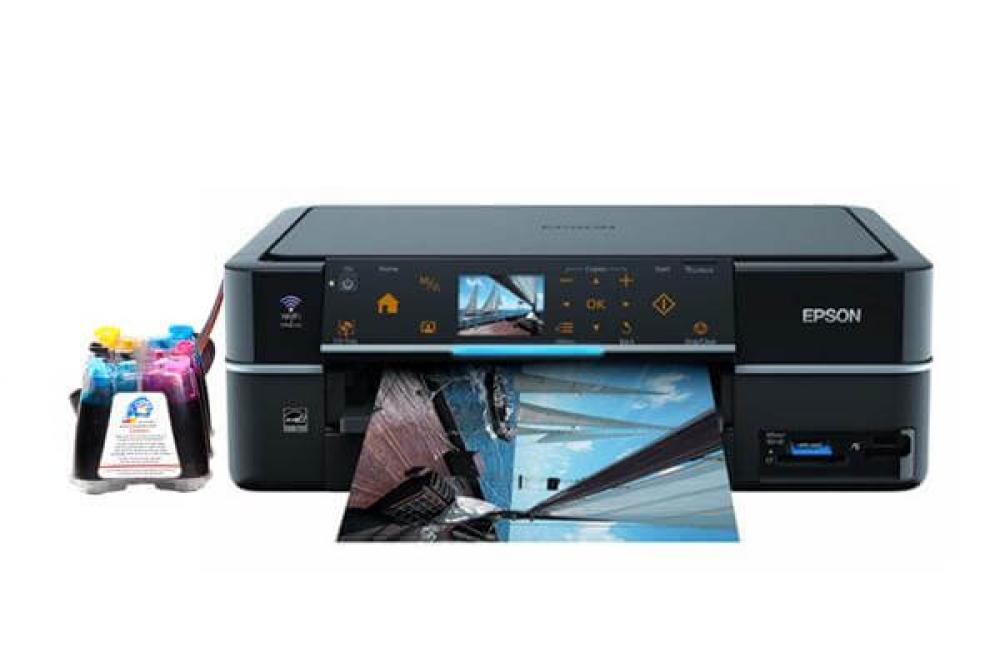 изображение МФУ Epson Stylus Photo PX720WD с СНПЧ и чернилами - изображение 1