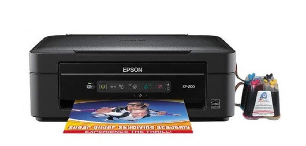 изображение МФУ Epson Expression Home XP-200 Refurbished by Epson с СНПЧ и чернилами - изображение 1