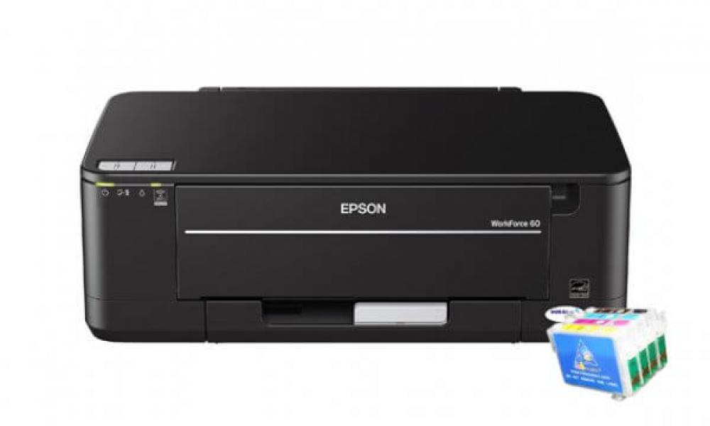 изображение Цветной принтер Epson WorkForce 60 Refurbished by Epson с ПЗК и чернилами - изображение 1